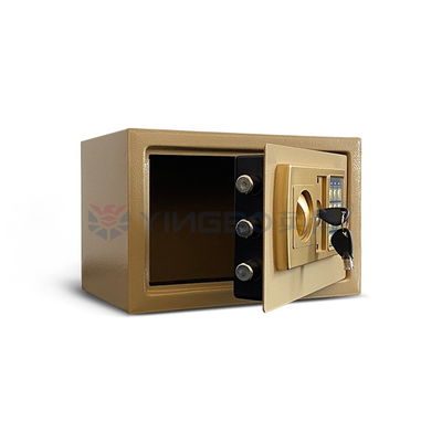 2 Keys Electronic Digital Safe 8.5L 2 Mm Thick Solid Steel With Full Digit Keypad
