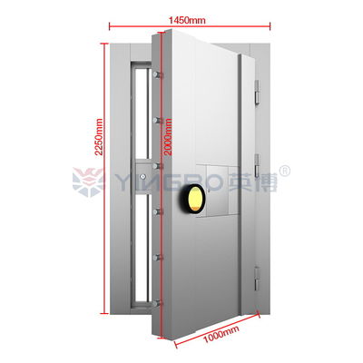 Anti Theft Safe Vault Door For Bank Home Office Security Fire Rated Vault Doors H2250* W1450mm