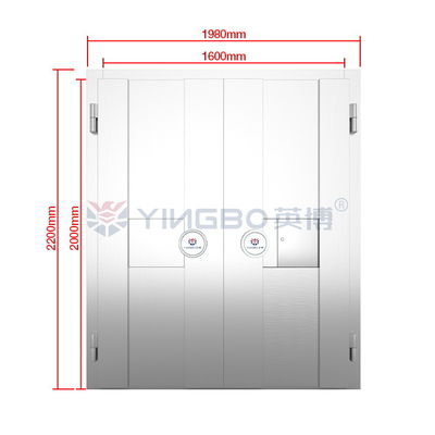 H2200*W1980mm Fireproof Vault Door Stainless Steel Security For Hotel Commercial Bank Strong Room Door