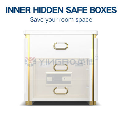 H510mm Smart Fingerprint lock Night Table Safe Box For Home Security