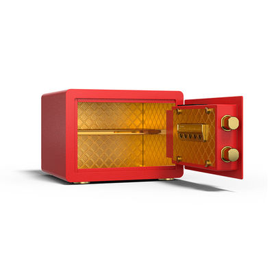 H250mm Dual Alarm Home Safe Box Electronic Lock With Hammer Surface Treatment