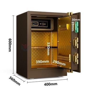 Solid Steel Home Safe Box digital fingerprint lock H600mm