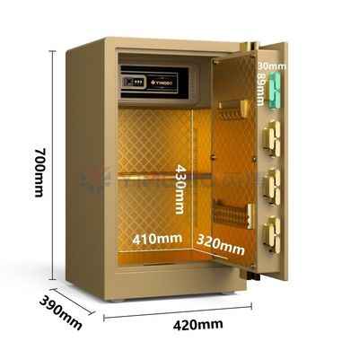 39kg Luxury Home Safe Box Dual Alarm YB/RS-70