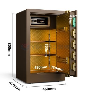 Fingerprint Lock Smart Luxury Safe Box Customized  For Home Security YB/RS-80