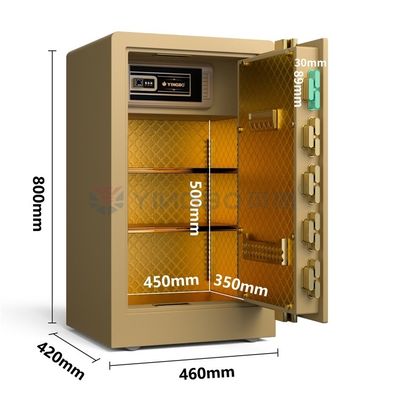 2.8Cu Ft Home Safe Box Smart Fingerprint Lock Best Home Safe