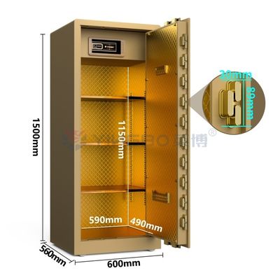 H59in Dual Alarm Biometric Safe Box Fingerprint Lock YB/RS-150