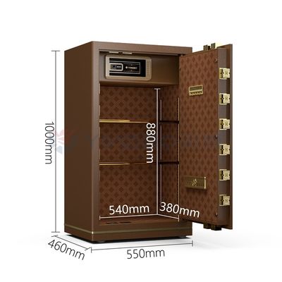 H1000mm Solid Steel Luxury Office Fingerprint Lock Safe Box For Security YB/N7-100