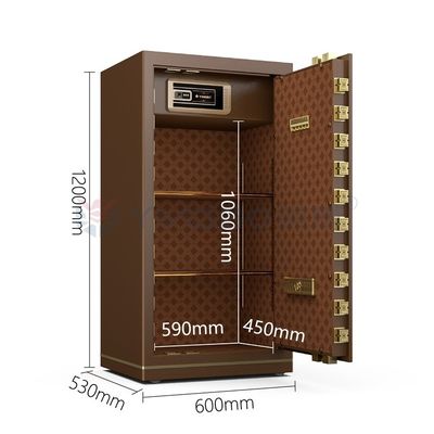 95kg Dual Alarm Office Safe Box Fingerprint Lock YB/N7-120