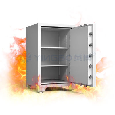 YB/FW-88 Fireproof Safe Box Cement Material And Key Password Unlock For Safety Protection