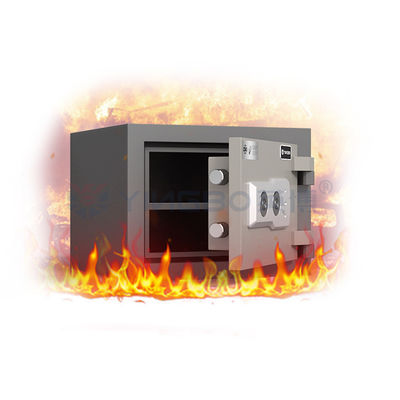 48kg Solid Steel Fire Proof Storage Safe Box Double Keys Fire Rating 120mins YB/FG-32
