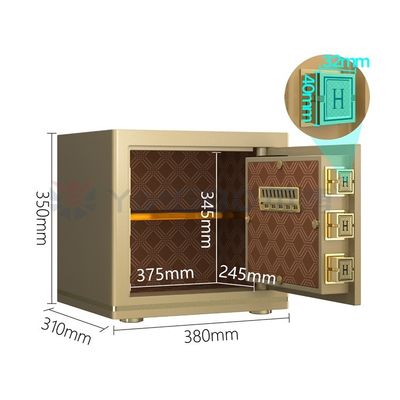 Electronic Lock Luxury Office Safe Box Patented Bolts H350mm