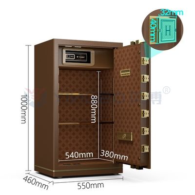 H1000mm Solid Steel Electronic lock Luxury Office Safe Box For Security YB/N7-100