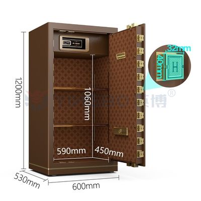 95kg Dual Alarm Office Safe Box Electronic Lock YB/N7-120