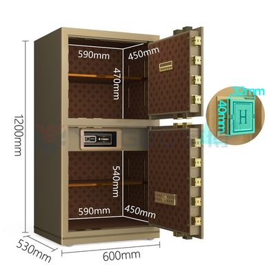 Electronic Lock Smart Office Safe Box Dual Alarm YB/N7-120D