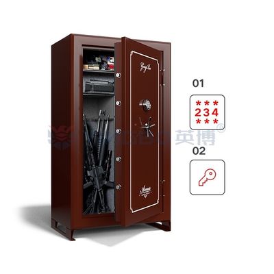 36 Guns Heavy Gun Safe Box Anti Theft With Fire Proof Cabinets Home Safe