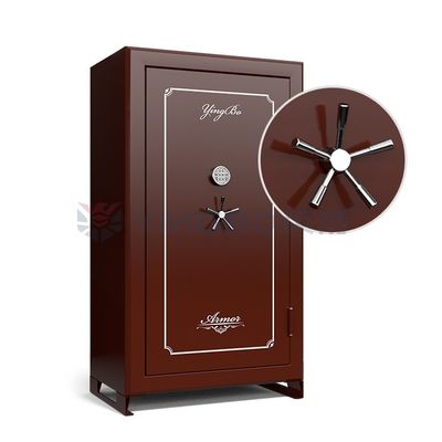 UL Certificate Heavy Fireproof Gun Safe Box 36 Guns  Anti Theft