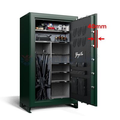 Quick Access Biometric UL Lock Gun Safes Box Steel Gun Safe Pry Resistant Safe 5 Gun Safe
