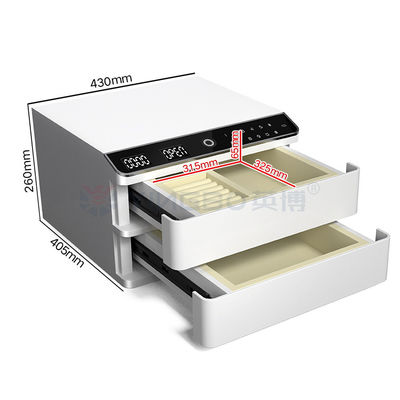 Auto Open Double Layers Secure Jewelry Box 34kg With Dual Alarm
