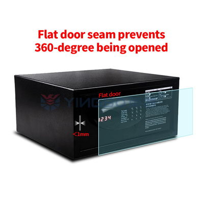 OEM H200 Solid Steel Hotel Safe Box With Digital Keypad Anti Theft  Dual Alarm