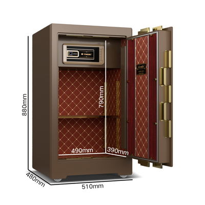 Biometric Commercial Safe Box Fingerprint Lock Luxury Safe Box For Security YB/ZY-80