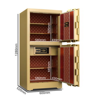208±2kg Security Safe Box OEM Luxury Safes 4 Open Ways YB/ZY-120D