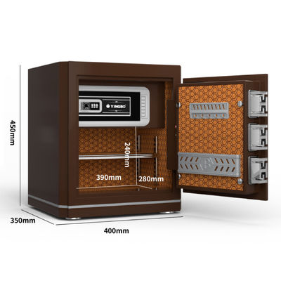 35kg Anti-Theft Home Safe Box Fingerprint Lock Small Safe Alarm System