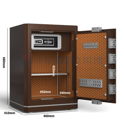 2.5 Cu Ft Biometric fingerprint lock Home Safe box Anti -Theft YB/N6-68