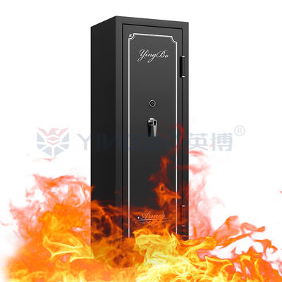 Multiple Firearm Safe Anti Theft Function Armament Gun Safe Box With Key Opening