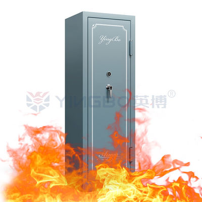 Haze Blue Color Design Gun Safe Box Key Lock For Security