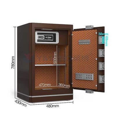 Exterior Design OEM H780mm Safe Box For Money