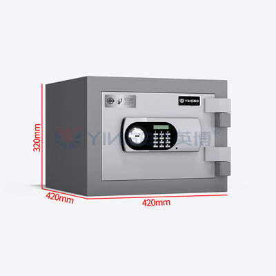 Solid Steel Fire Resistant Safe 2 Hour Fireproof Fire Test Certified Theft Protection Safe