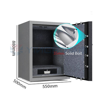 Heavy Gauge Steel Safe Fireproof Safe Box Double Alarm Mechanical Lock 2 Hour Fireproof
