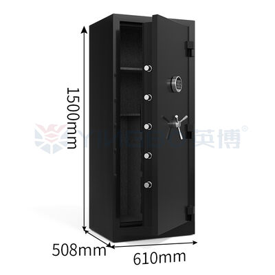 Heavy Gauge Steel Gun Safe Box Solid Steel Heavy Duty Fireproof Protection