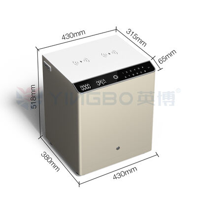 Heavy Duty Security Box Smart Safe Box with Dual Alarm & Inductive Charging