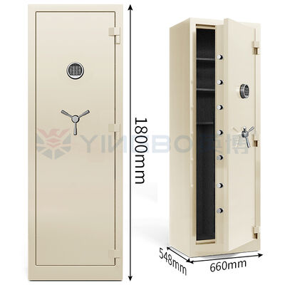 30-75 Mins Fireproof Gun Safe Box Organized Storage for Long Guns Pistols Ammo