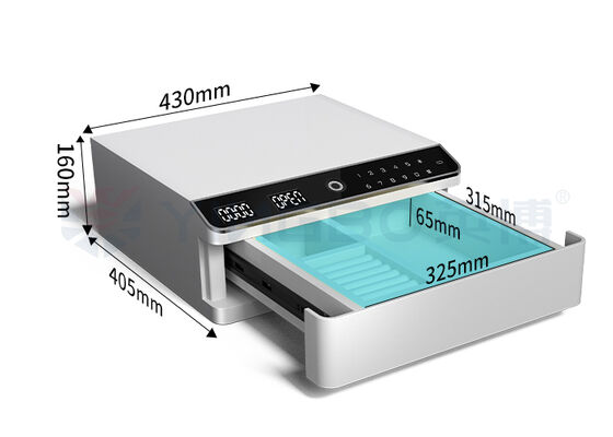 Eco-Friendly Materials Jewelry Safe Box 4 Open Ways Intelligent Dual Alarm System