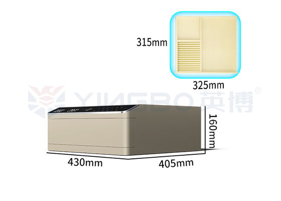 Fireproof Protection Built-In Jewelry Safe Box Touchscreen Password Smart Control Panel