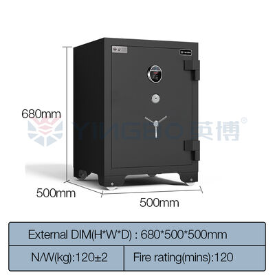 Good Safe Box With Fingerprint Lock Durable Solid Steel Anti Theft Fire Proof Safe Box Fire Safe Lockbox