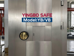 stainless steel vault door three-lock linkage