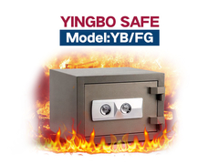 Solid steel fireproof safe box H320mm
