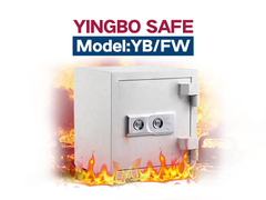 H480mm fireproof safe box solid steel