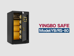 YB/RS-80 fingerprint lock home safes black