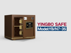YB-N7-35-office safe box -coffee electronic lock