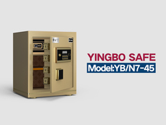 YB-N7-45-office safe box -gold electronic lock      
