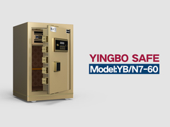 YB-N7-60-office safe box -gold electronic lock        