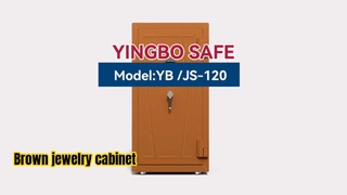 Brown jewelry cabinet 120