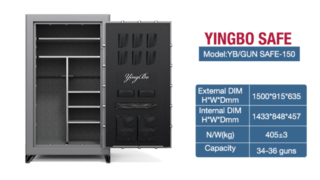 Gun Safe Box High Security Gun Safe Cabinet Weapon Storage Cabinet Heavy Duty Gun safes