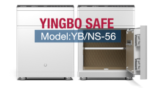 White with drawer smart nightstands safe box YB/NS-56